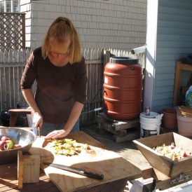 Pressing Apples for Apple Wine Image